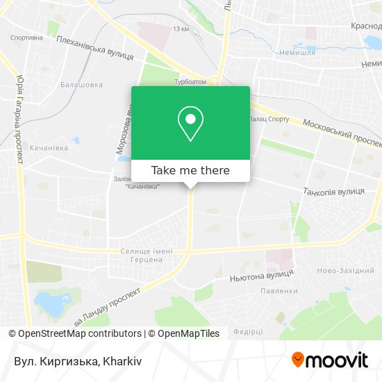 Вул. Киргизька map
