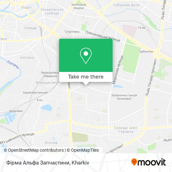Фірма Альфа Запчастини map