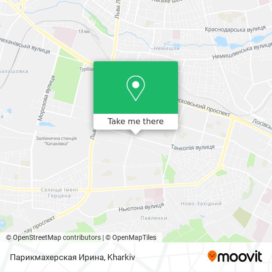 Парикмахерская Ирина map