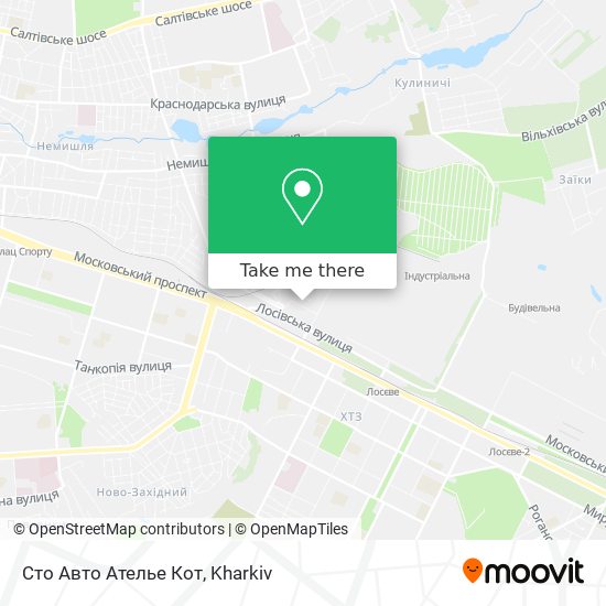 Сто Авто Ателье Кот map