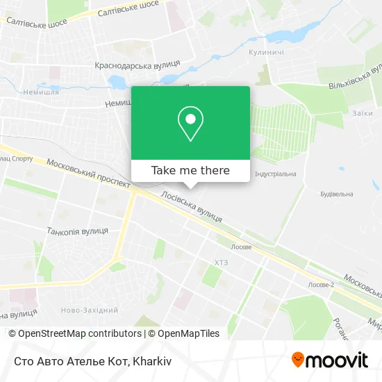Карта Сто Авто Ателье Кот