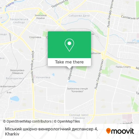 Карта Міський шкірно-венерологічний диспансер 4