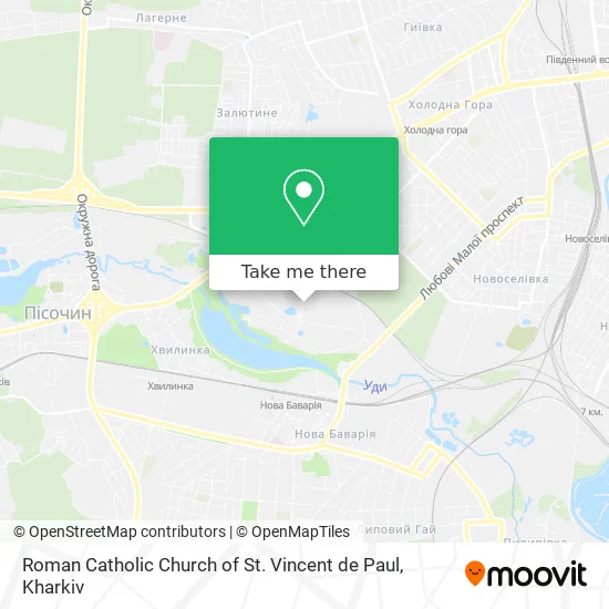 Roman Catholic Church of St. Vincent de Paul map