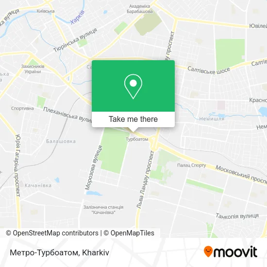 Карта Метро-Турбоатом