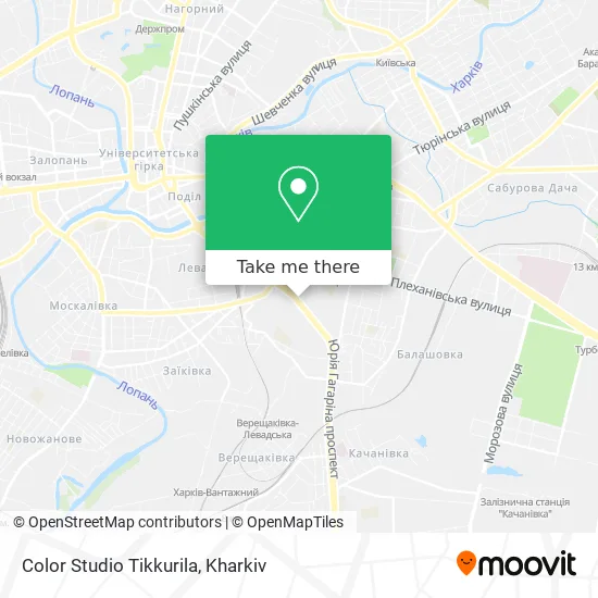 Карта Color Studio Tikkurila