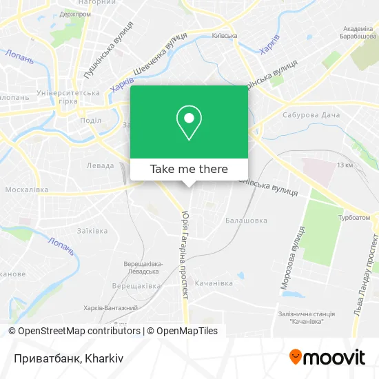 Карта Приватбанк