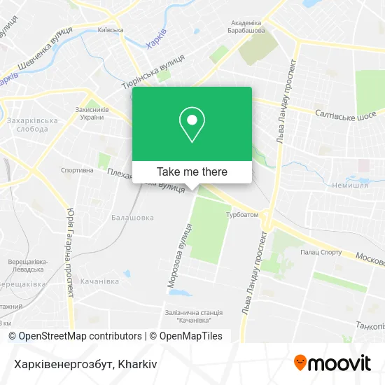 Карта Харківенергозбут