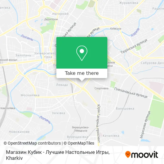 Карта Магазин Кубик - Лучшие Настольные Игры