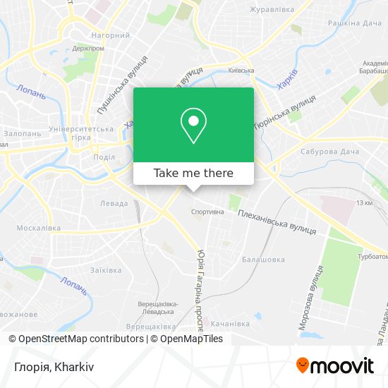 Глорія map