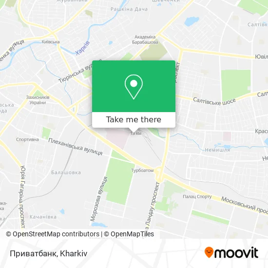 Карта Приватбанк