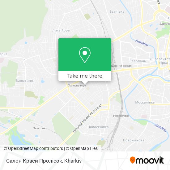 Салон Краси Пролісок map