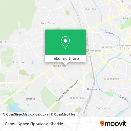 Карта Салон Краси Пролісок
