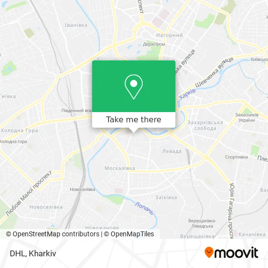 Карта DHL