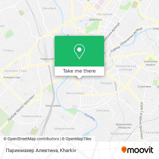 Парикмахер Алевтина map