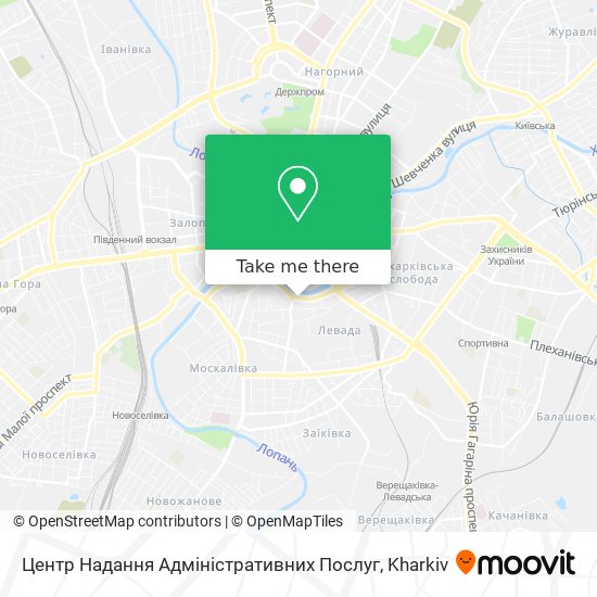 Центр Надання Адміністративних Послуг map