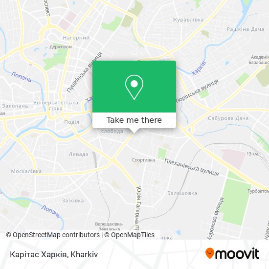 Карітас Харків map