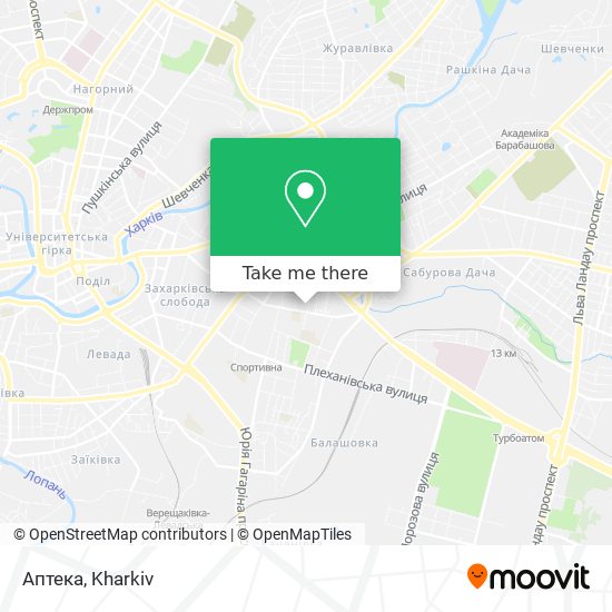Карта Аптека