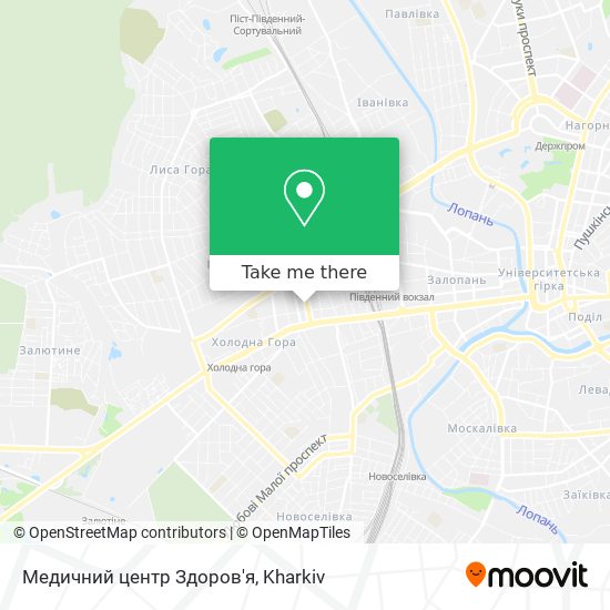 Медичний центр Здоров'я map