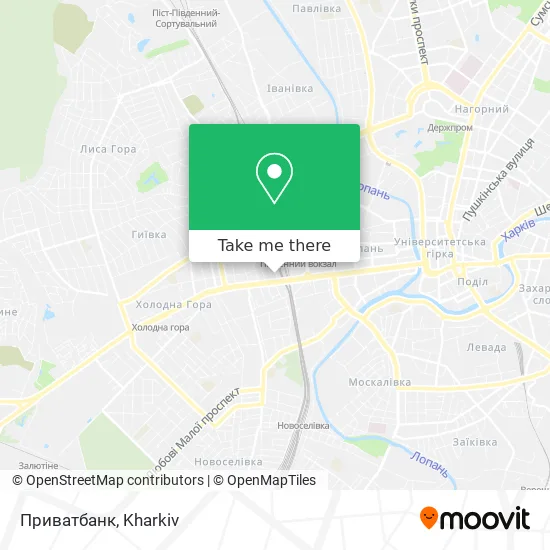 Карта Приватбанк