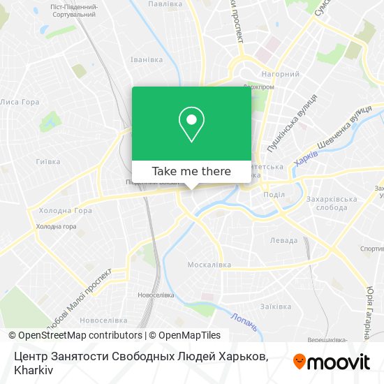 Центр Занятости Свободных Людей Харьков map