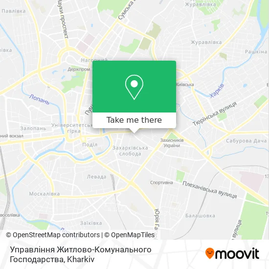 Карта Управління Житлово-Комунального Господарства