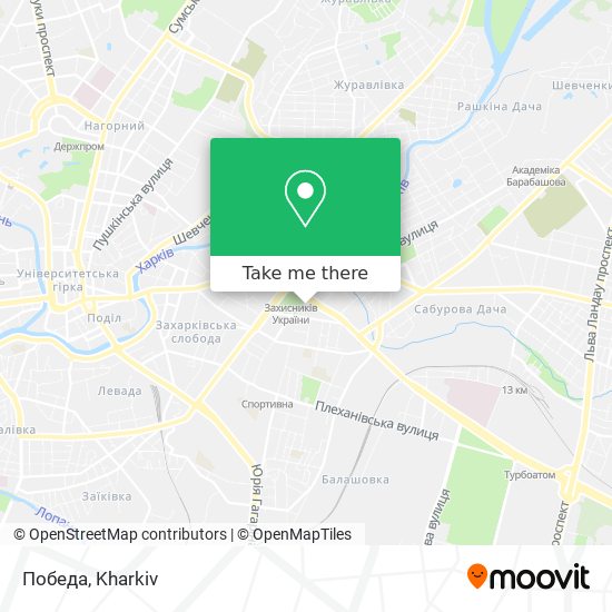 Победа map