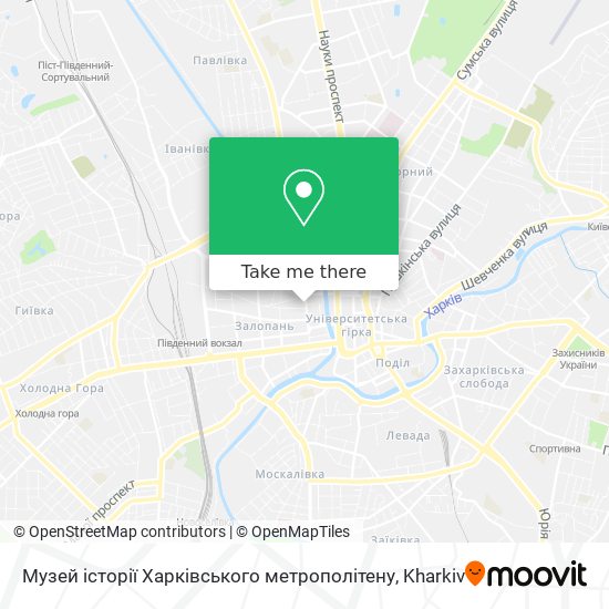 Музей історії Харківського метрополітену map