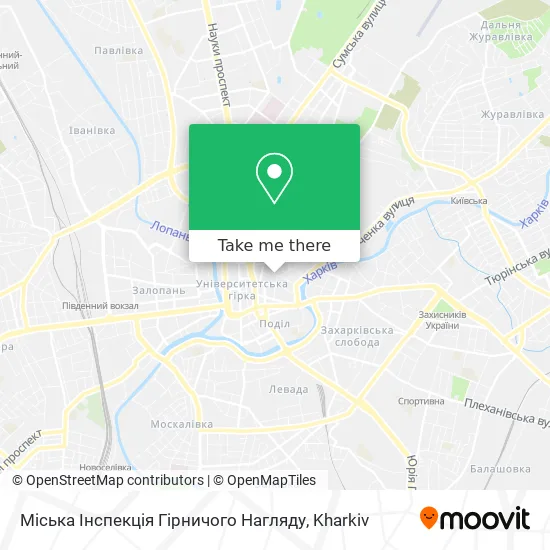 Карта Міська Інспекція Гірничого Нагляду