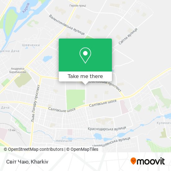 Світ Чаю map