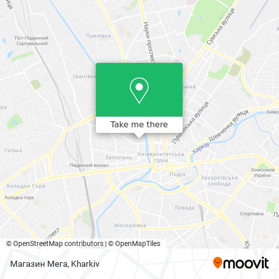 Магазин Мега map