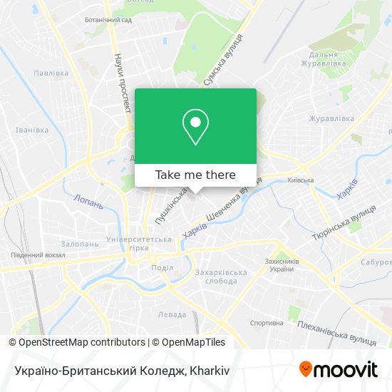 Україно-Британський Коледж map