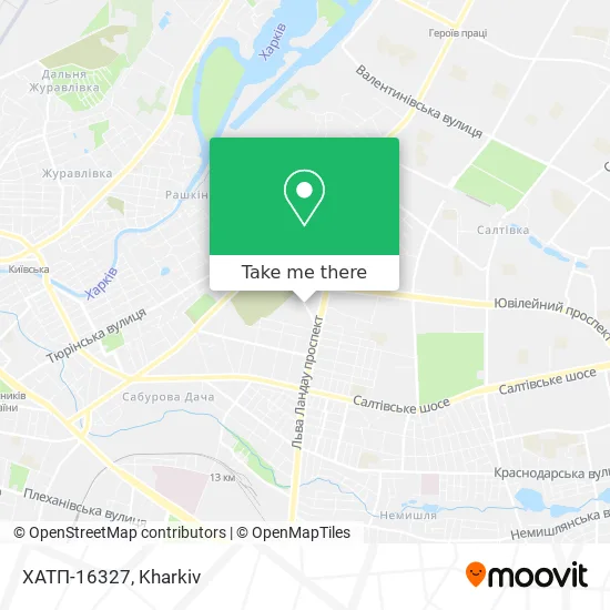 Карта ХАТП-16327