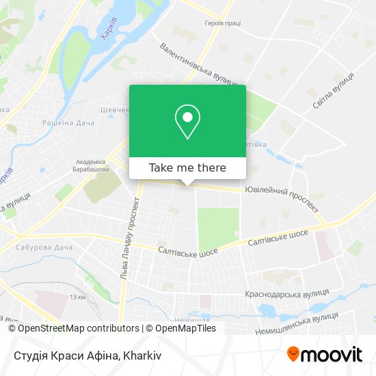Студія Краси Афіна map