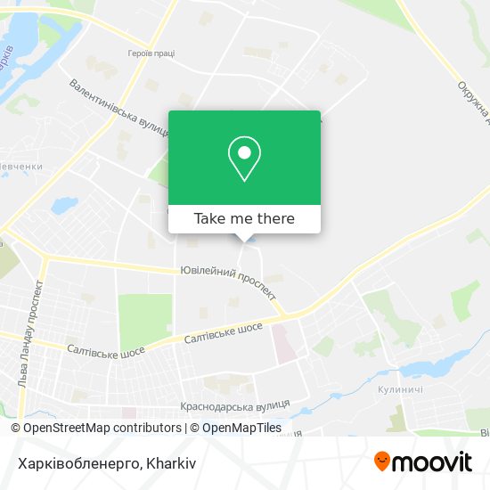 Карта Харківобленерго