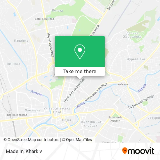 Карта Made In