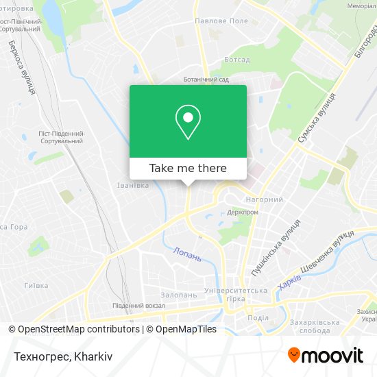Техногрес map