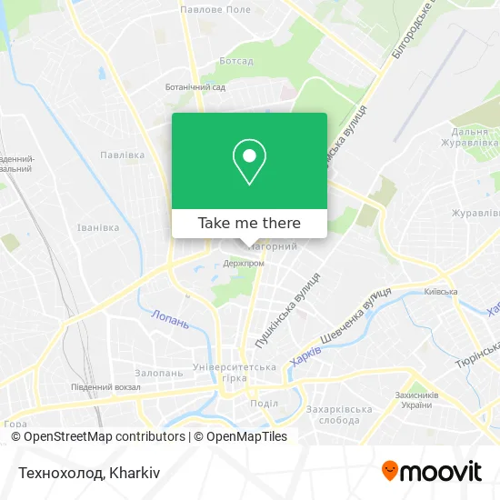 Карта Технохолод