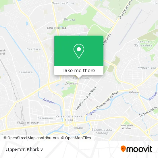 Карта Даритет