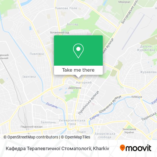 Кафедра Терапевтичної Стоматології map
