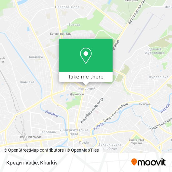 Кредит кафе map