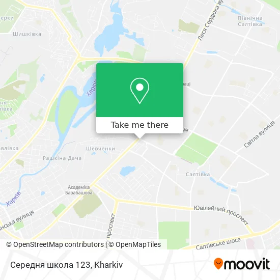 Карта Середня школа 123