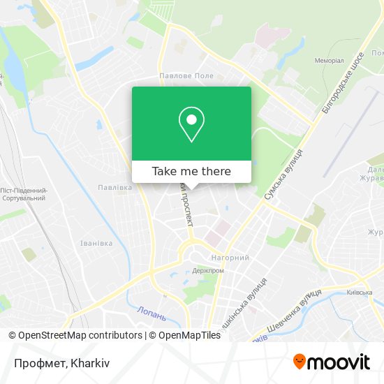 Профмет map