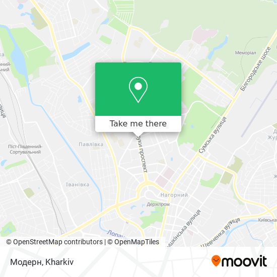 Модерн map