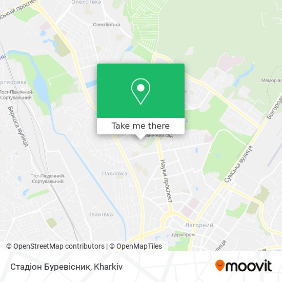 Стадіон Буревісник map