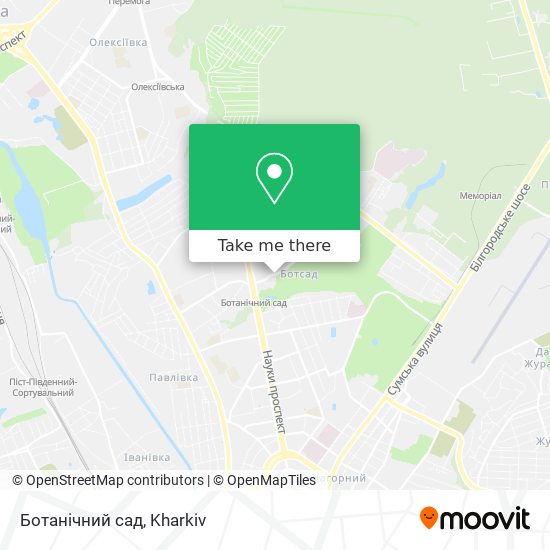 Ботанічний сад map