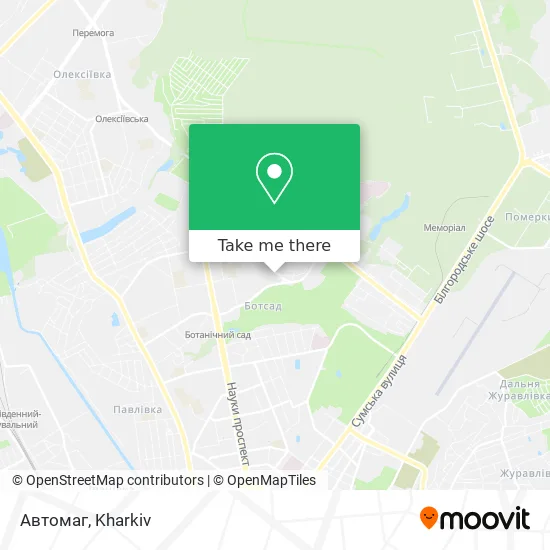 Карта Автомаг