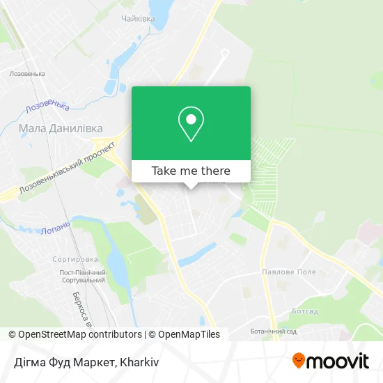 Карта Дігма Фуд Маркет