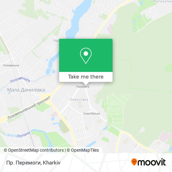 Пр. Перемоги map