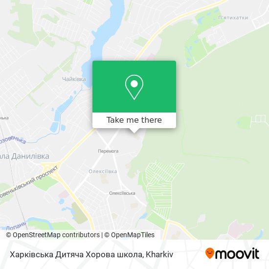 Карта Харківська Дитяча Хорова школа