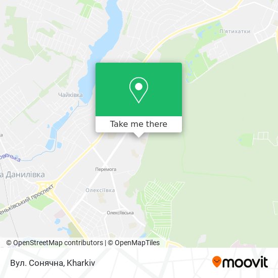 Вул. Сонячна map